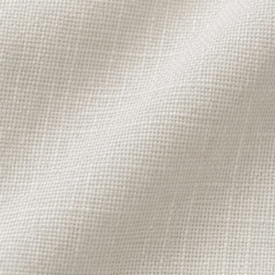 Ivory bamboo, a fine smooth plain weave with a quiet sheen