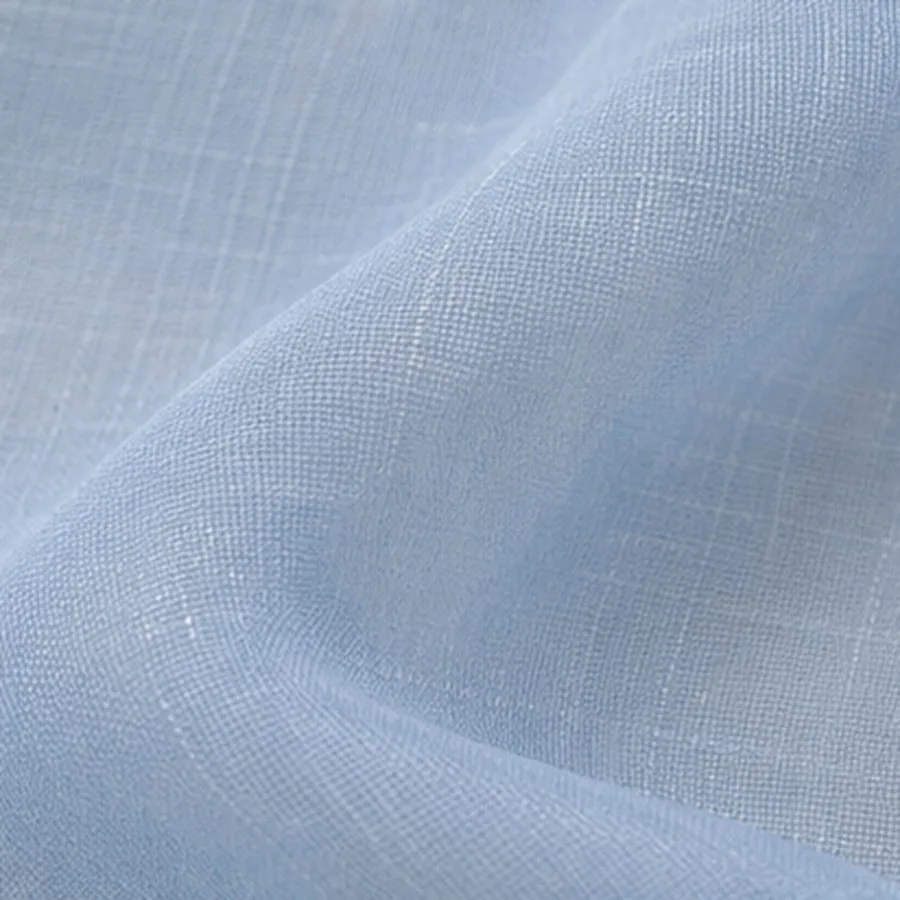 Pale blue chiffon, the weave barely visible through a very sheer plain cloth