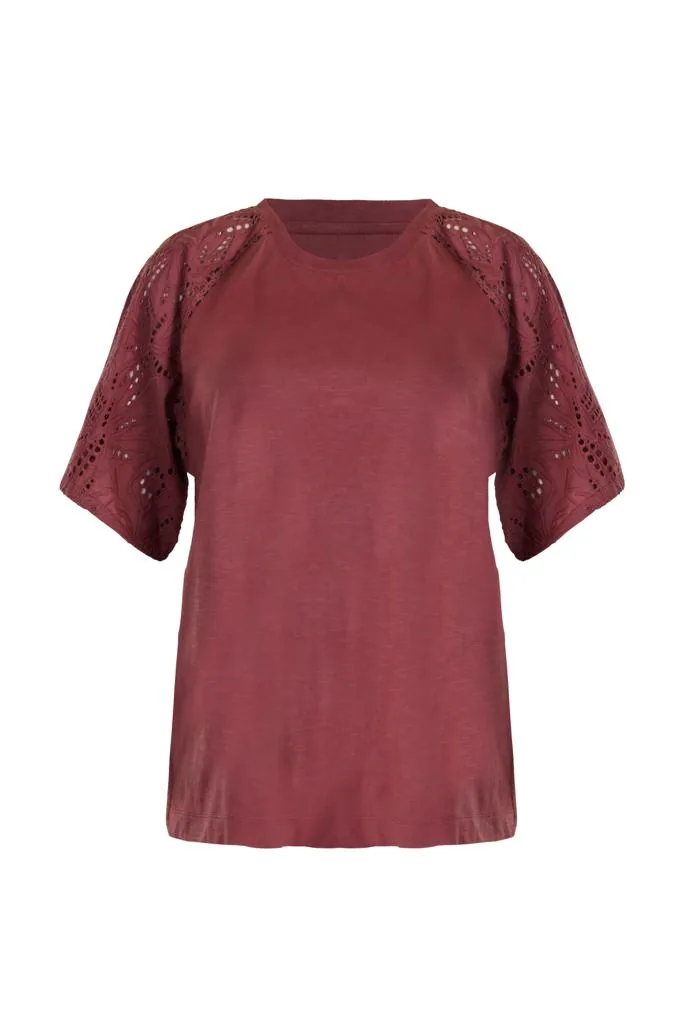 Dreamweave schiffli tee