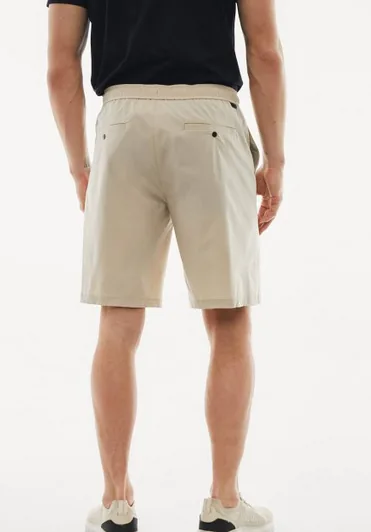 Slim Fit Water-repellent Technical Bermuda Shorts