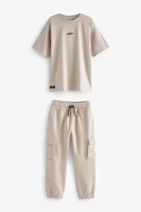 Cargo Joggers And T-Shirt Set (3-16yrs) - Thumbnail