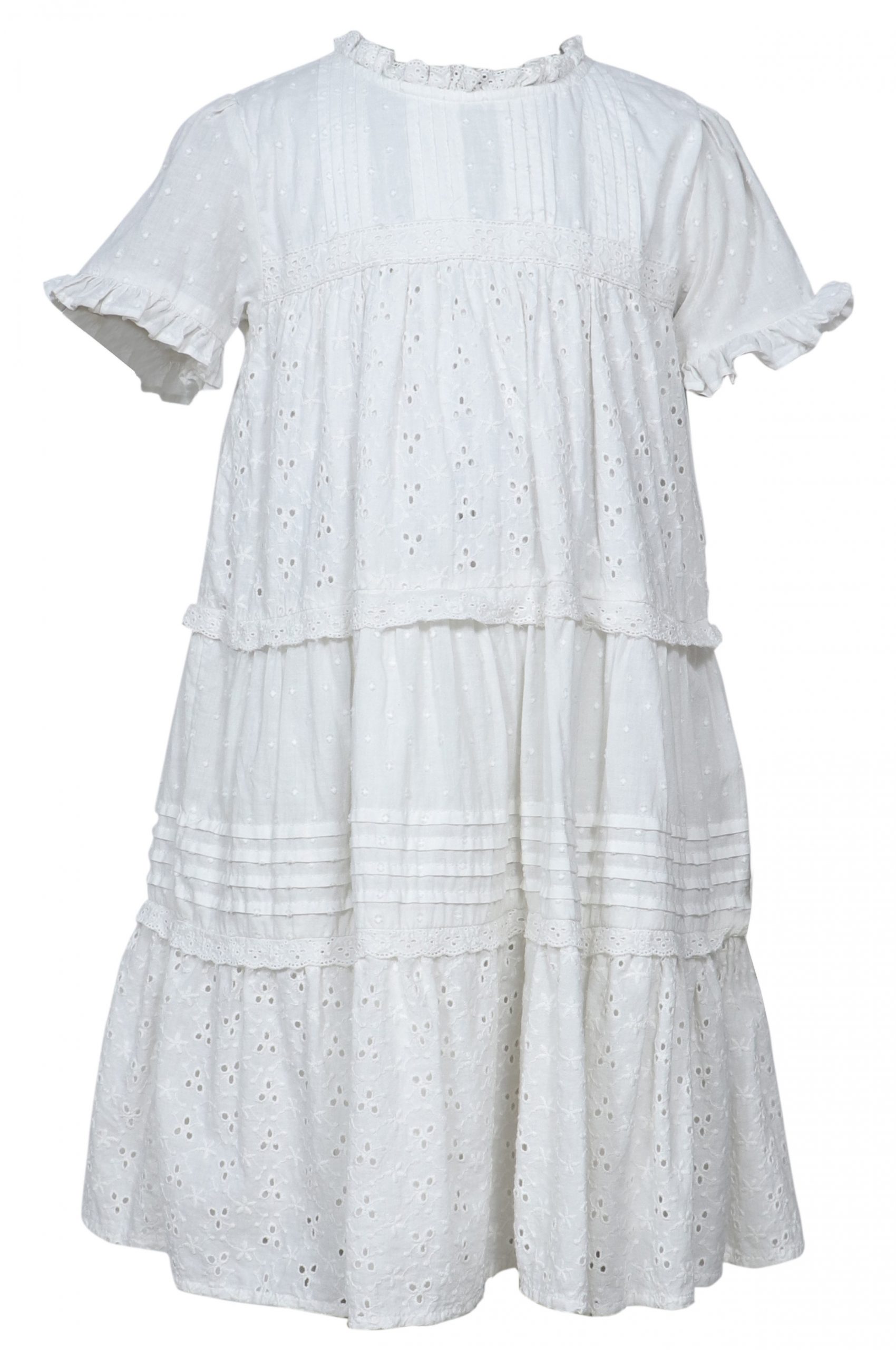 Heavenly embroiderd Schiffli Dress