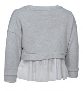 Swan Lake Lurex Terry Sweatshirt - Thumbnail