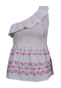 floral-Smock Top - Thumbnail