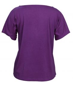 Purple Plum Comfort Jersey Top - Thumbnail