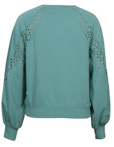 Terry Lace Sweatshirt - Thumbnail