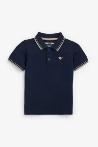 Short Sleeve Plain Polo Shirt (3mths-7yrs) - Thumbnail