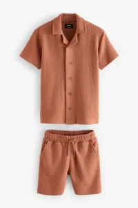 Short Sleeve Shirt and Shorts Set (3-16yrs) - Thumbnail