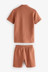 Short Sleeve Shirt and Shorts Set (3-16yrs) - Thumbnail