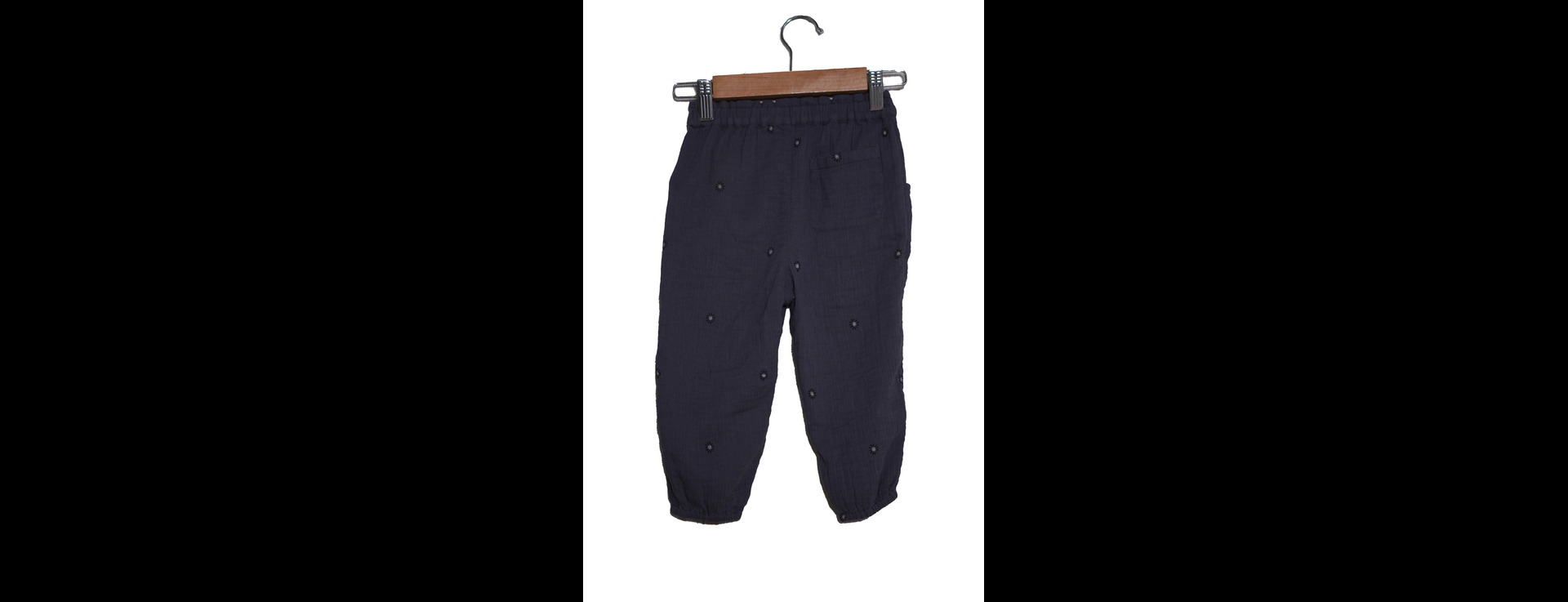 Cotton Pants – Charcoal Black