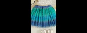 Girls Printed Flared Mini Skirt - Thumbnail