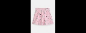 Girls Dalmatian Printed Pure Cotton Skater Skirt With Inner Shorts - Thumbnail