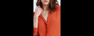 Rust Full Sleeves Oversized Solid Casual Shirt - Thumbnail