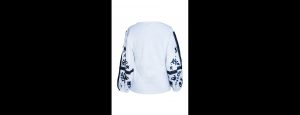 White Hand-Embroidered Top - Thumbnail