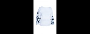 White Hand-Embroidered Top - Thumbnail