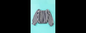 Girls Striped Top With Leggings - Thumbnail