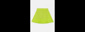 Girls Printed Pure Cotton A-Line Mini Skater Skirt With Inbuilt Shorts - Thumbnail