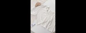 Girls Printed T-shirt with Trousers - Thumbnail