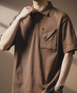 Men Polo Collar T-shirt - Thumbnail
