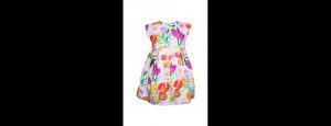 Bloom Bright Floral Button Dress - Thumbnail