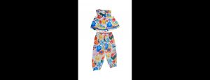 Color Splash Sleeveless Top and Jogger Set - Thumbnail