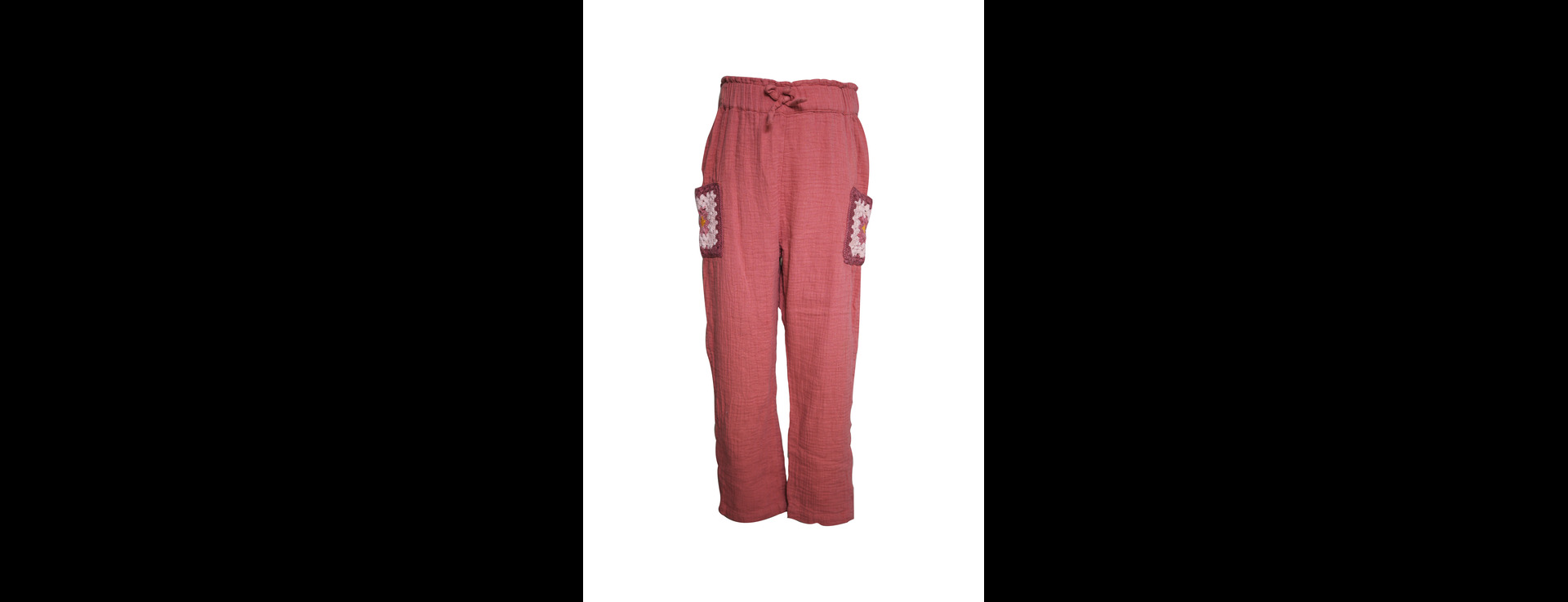 Rusty Rose Patch Pocket Trousers
