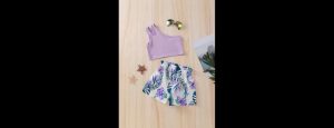 Girls Top with Shorts - Thumbnail