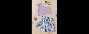 Girls Top with Shorts - Thumbnail