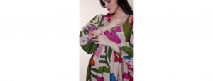 Camellia Printed Maxi Dress - Thumbnail