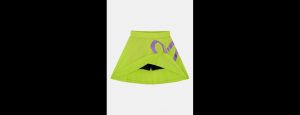 Girls Printed Pure Cotton A-Line Mini Skater Skirt With Inbuilt Shorts - Thumbnail
