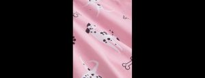 Girls Dalmatian Printed Pure Cotton Skater Skirt With Inner Shorts - Thumbnail