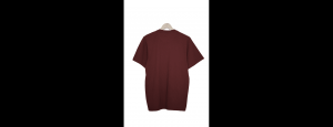 Essential Solid Unisex T-Shirt – Maroon - Thumbnail
