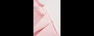 Pink Off Shoulder Ruched Zipper Crop Top - Thumbnail