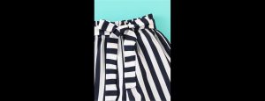 Girls Striped Top With Leggings - Thumbnail